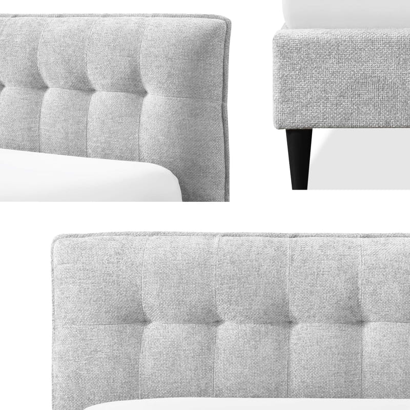 Deyros Sängram 120x200 cm - grå - Möbler - Sovrum - Sängram & sängstomme