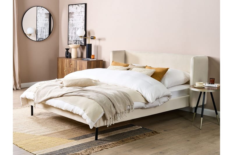 Diallo Sängram 160x200 cm - Beige - Möbler - Sovrum - Sängram & sängstomme