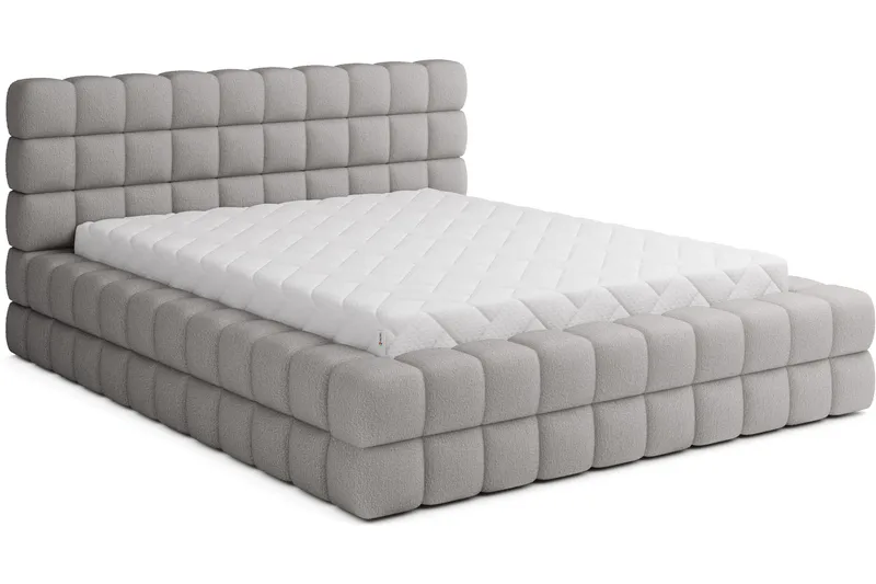 Dizzle Sängram 140x200 cm, Grå