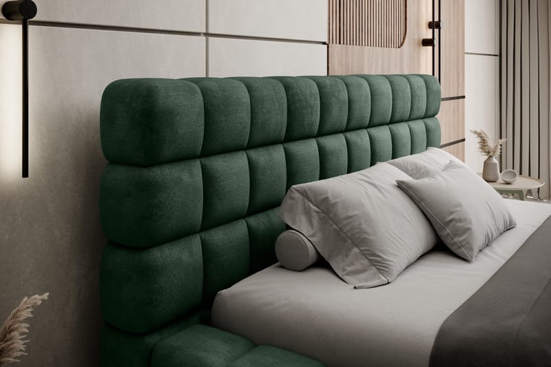 Dizzle Sängram 140x200 cm - Grön - Möbler - Sovrum - Sängram & sängstomme