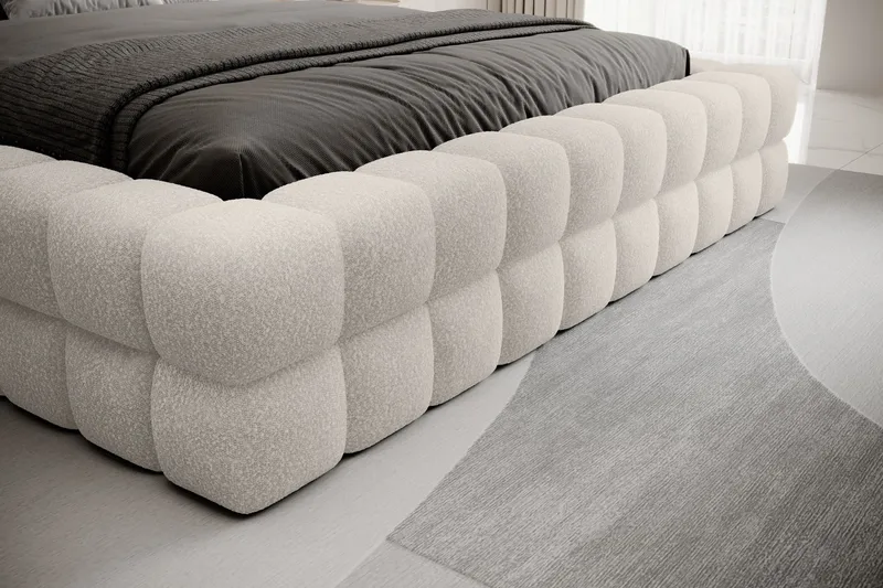 Dizzle Sängram 140x200 cm - Vit - Möbler - Sovrum - Sängram & sängstomme