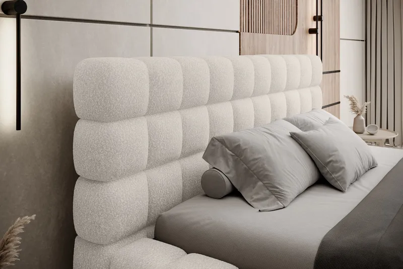 Dizzle Sängram 140x200 cm - Vit - Möbler - Sovrum - Sängram & sängstomme