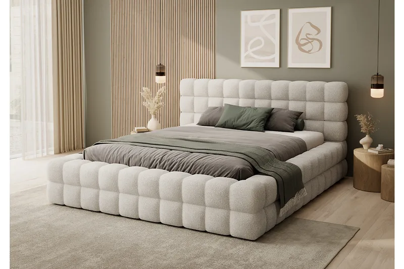 Dizzle Sängram 160x200 cm - Beige - Möbler - Sovrum - Sängram & sängstomme