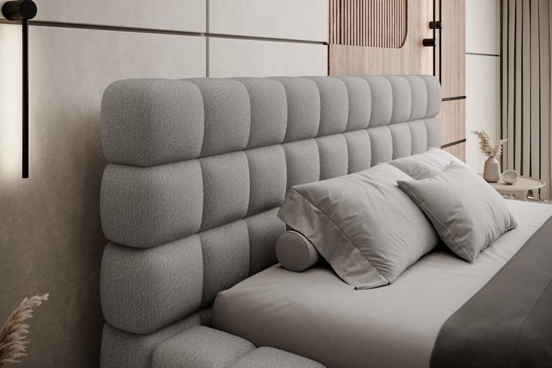 Dizzle Sängram 160x200 cm - Grå - Möbler - Sovrum - Sängram & sängstomme