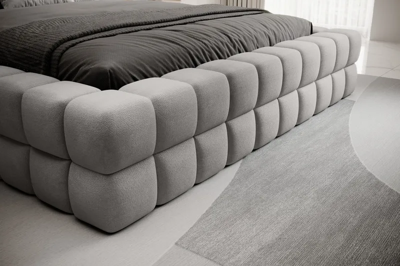 Dizzle Sängram 160x200 cm - Grå - Möbler - Sovrum - Sängram & sängstomme