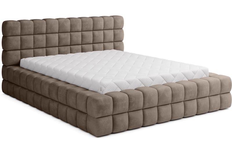 Dizzle Sängram 160x200 cm, Mörkbeige