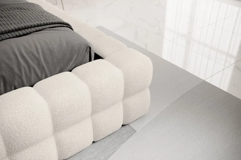 Dizzle Sängram 160x200 cm - Vit - Möbler - Sovrum - Sängram & sängstomme