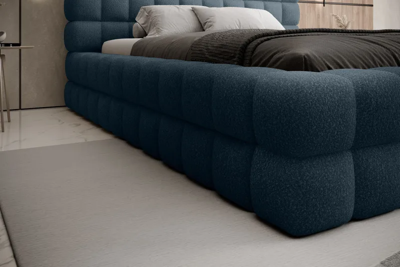 Dizzle Sängram 180x200 cm - Blå - Möbler - Sovrum - Sängram & sängstomme