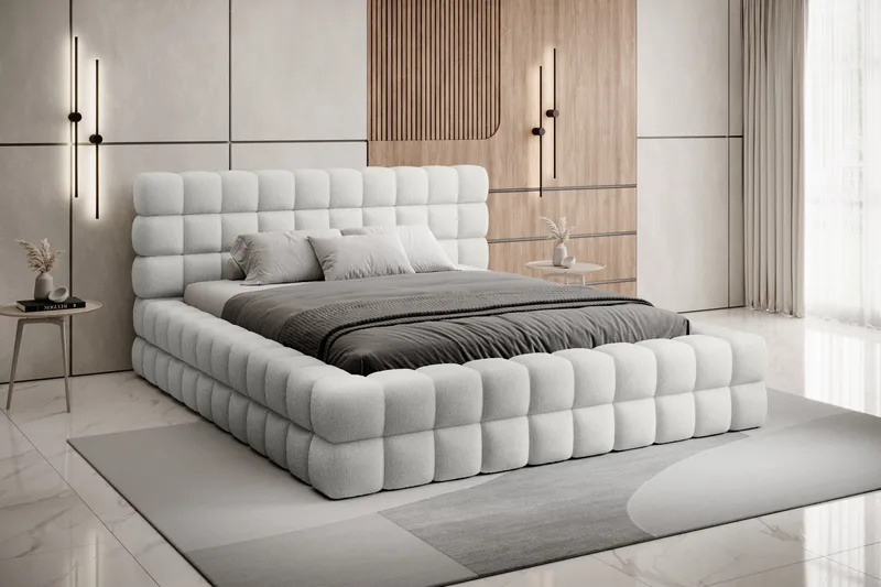 Dizzle Sängram 180x200 cm - Vit - Möbler - Sovrum - Sängram & sängstomme