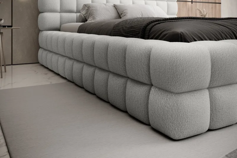 Dizzle Sängram 180x200 cm - Vit - Möbler - Sovrum - Sängram & sängstomme