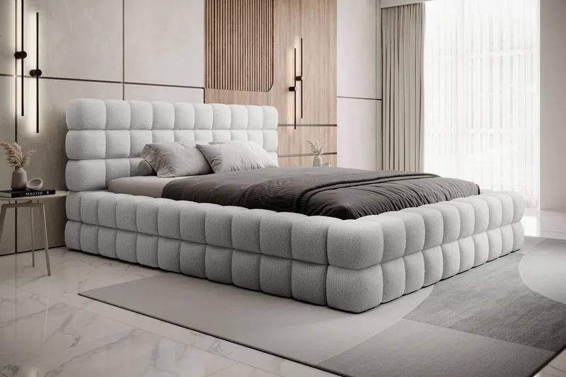 Dizzle Sängram 180x200 cm - Vit - Möbler - Sovrum - Sängram & sängstomme