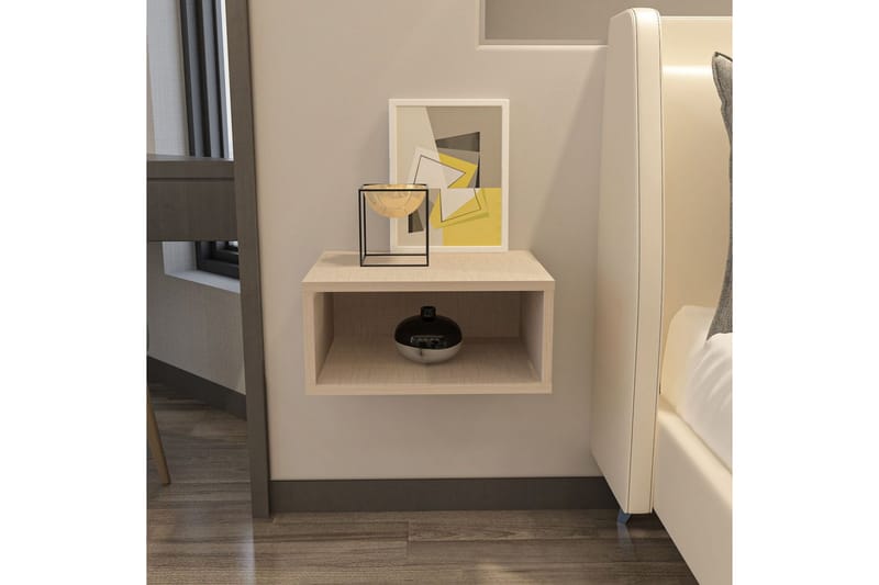 Dora Sängbord 45 cm - Beige - Möbler - Sovrum - Sängbord
