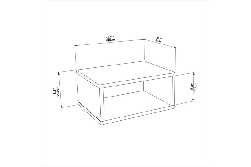 Dora Sängbord 45 cm - Marmor - Möbler - Sovrum - Sängbord