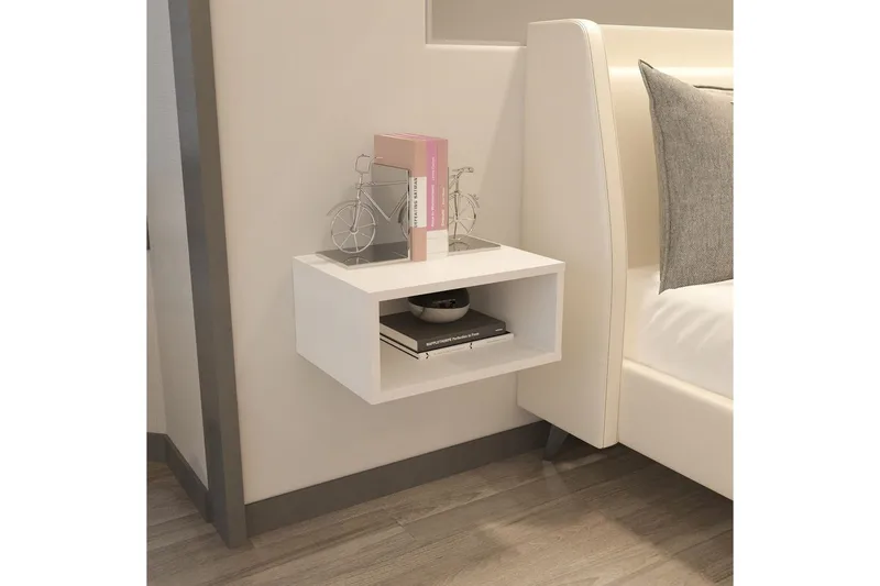 Dora Sängbord 45 cm - Vit - Möbler - Sovrum - Sängbord