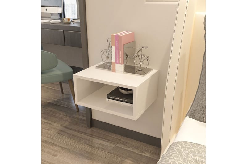 Dora Sängbord 45 cm - Vit - Möbler - Sovrum - Sängbord