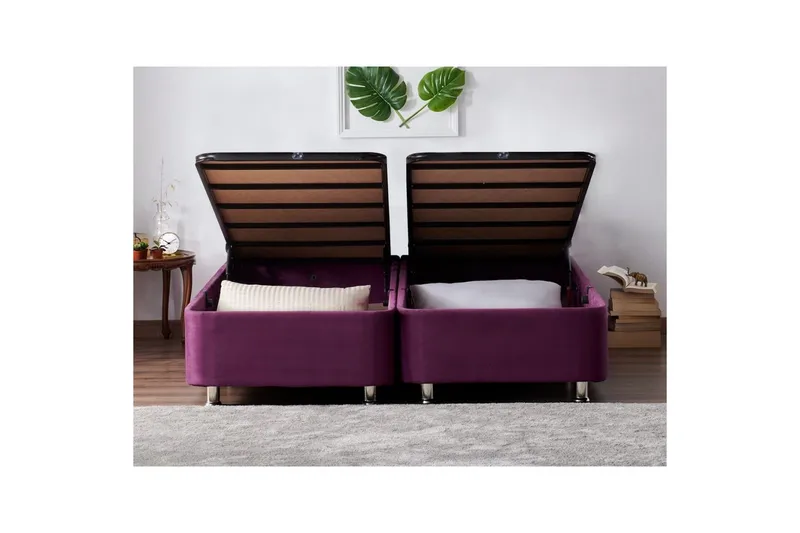 Dubbel Sängram Mytikas Dubbel Mytikas - 160 x 200 x 38 cm - Möbler - Sovrum - Sängram & sängstomme