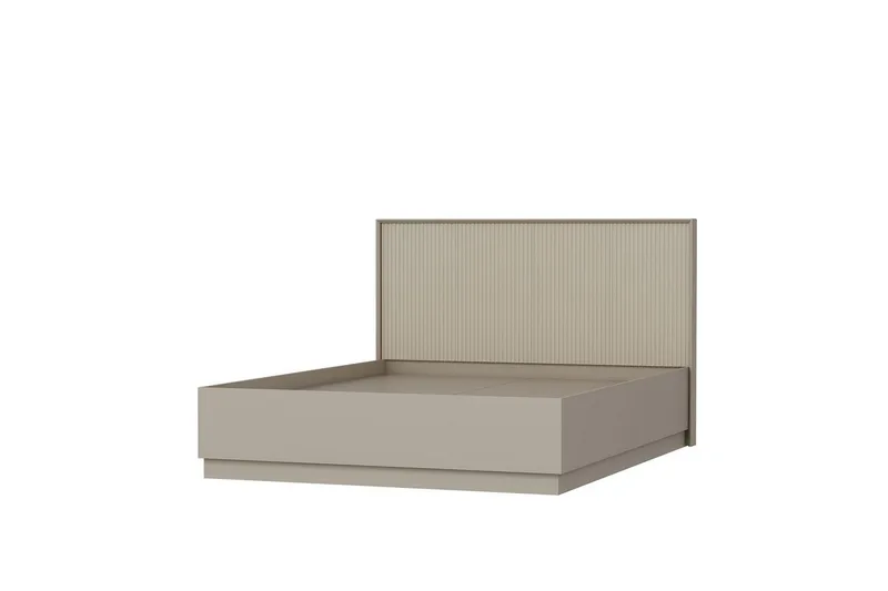 Dubbel Sängram & Sänggavel Fruitland Stone (150 x 35 x 208 cm), Grå