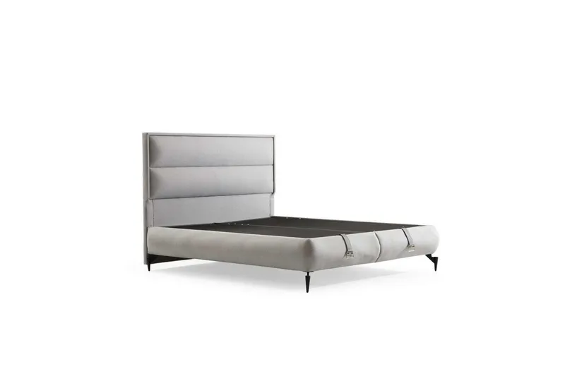 Dubbel Sängram & Sänggavel Mashli Grå, 120 x 41 x 200 cm