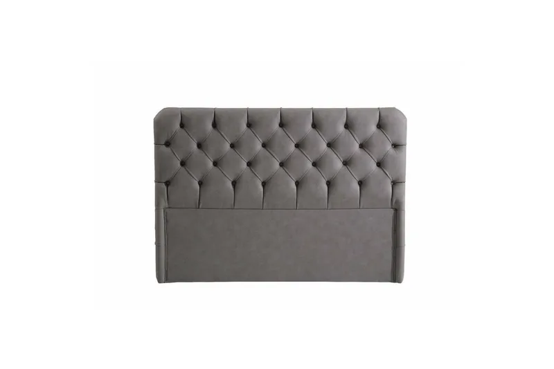 Dubbel Sängram & Sänggavel Sorang Grå - 144 x 35 x 200 cm - Möbler - Sovrum - Sängram & sängstomme