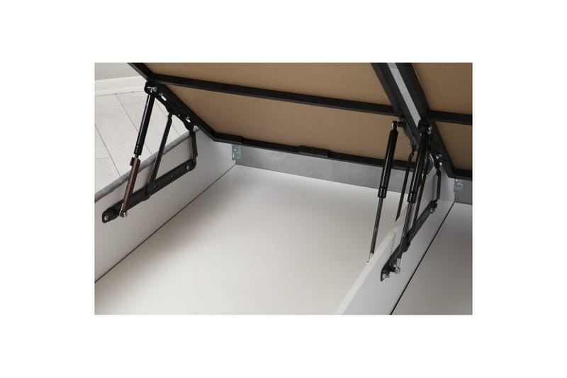 Dubbel Sängram & Sänggavel Subato Grey - 150 x 125 x 200 cm - Möbler - Sovrum - Sängram & sängstomme