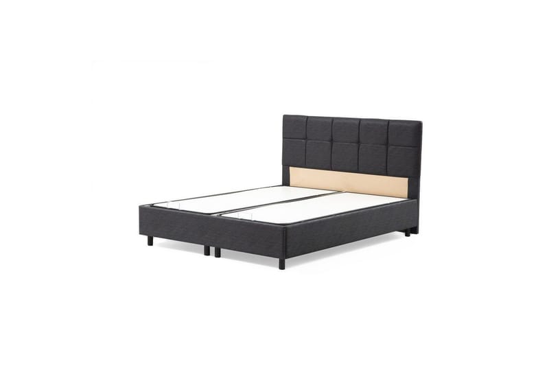 Dubbel Sängram & Sänggavel Sudalmuni antracit - 160 x 110 x 200 cm - Möbler - Sovrum - Sängram & sängstomme