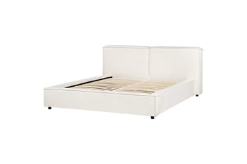 Dubbelsäng Linards med lamellram Vit, 160x200 cm - Vit, 160x200 cm - Möbler - Sovrum - Sängram & sängstomme