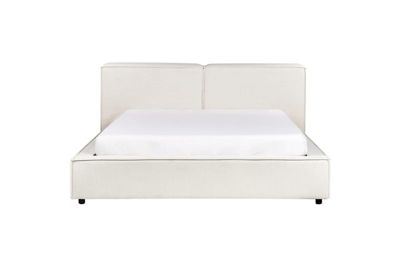 Dubbelsäng Linards med lamellram Vit, 160x200 cm - Vit, 160x200 cm - Möbler - Sovrum - Sängram & sängstomme