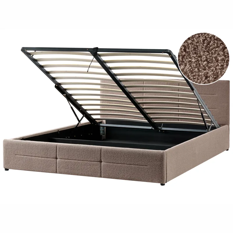 Dubbelsäng Massognes 180x200 cm, Taupe