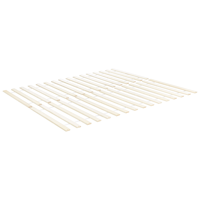 Dubbelsäng med 2 lådor Olendon 120x200 - Brun - Möbler - Sovrum - Sängram & sängstomme