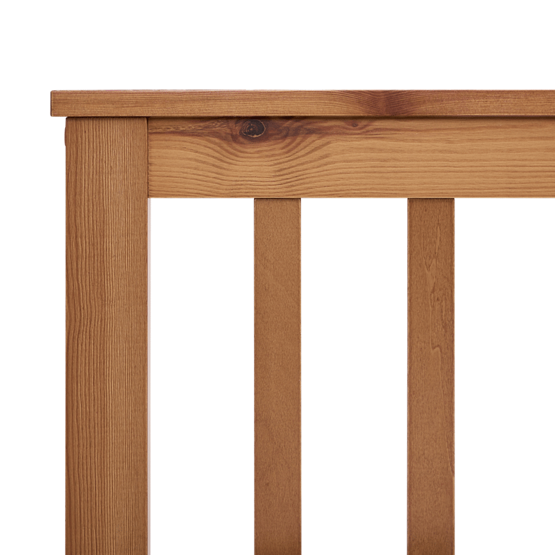 Dubbelsäng med 4 lådor Olendon 120x200 - Brun - Möbler - Sovrum - Sängram & sängstomme