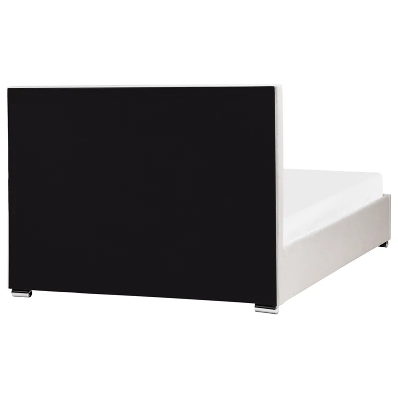 Dubbelsäng med förvaring Rouen 140x200 cm - Ljusbeige - Möbler - Sovrum - Sängram & sängstomme
