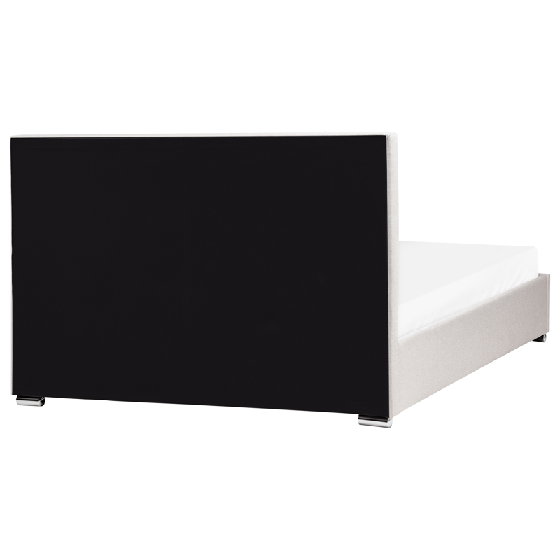 Dubbelsäng med förvaring Rouen 160x200 cm - Ljusbeige - Möbler - Sovrum - Sängram & sängstomme