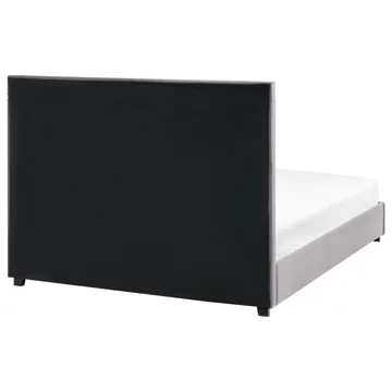 Dubbelsäng med lamellram Rouen 140x200 cm - Mörkgrå - Möbler - Sovrum - Sängram & sängstomme