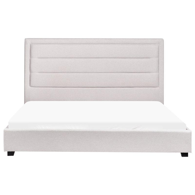 Dubbelsäng med lamellram Rouen 180x200 cm - Ljusbeige - Möbler - Sovrum - Sängram & sängstomme
