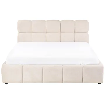 Dubbelsäng Noyon 160x200 cm - Ljusbeige - Möbler - Sovrum - Sängram & sängstomme