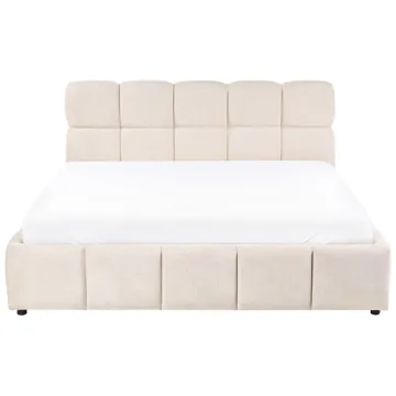 Dubbelsäng Noyon 180x200 cm - Ljusbeige - Möbler - Sovrum - Sängram & sängstomme