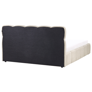 Dubbelsäng Noyon 180x200 cm - Taupe - Möbler - Sovrum - Sängram & sängstomme