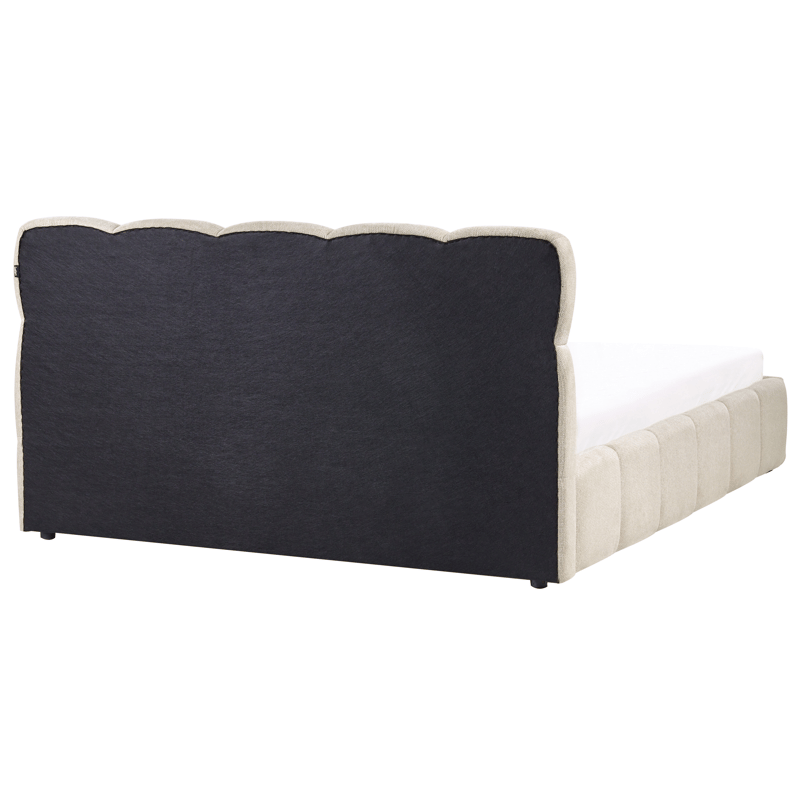 Dubbelsäng Noyon 180x200 cm - Taupe - Möbler - Sovrum - Sängram & sängstomme