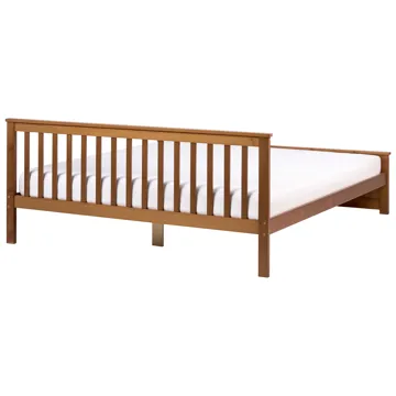 Dubbelsäng Olendon 180x200 - Brun - Möbler - Sovrum - Sängram & sängstomme