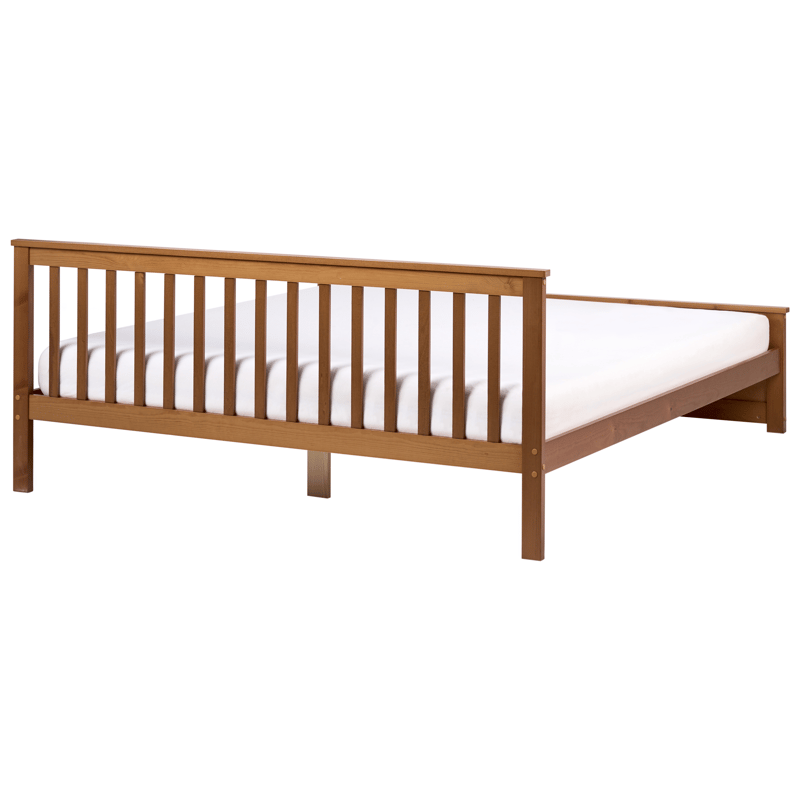 Dubbelsäng Olendon 180x200 - Brun - Möbler - Sovrum - Sängram & sängstomme