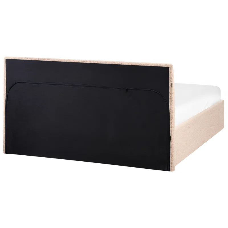Dubbelsäng Orbey 120x200 cm - Beige - Möbler - Sovrum - Sängram & sängstomme