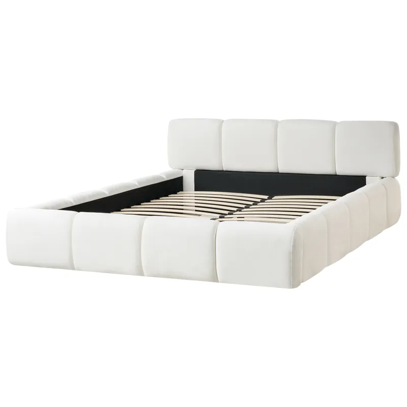 Dubbelsäng Orville 160x200 cm - Off-White - Möbler - Sovrum - Sängram & sängstomme
