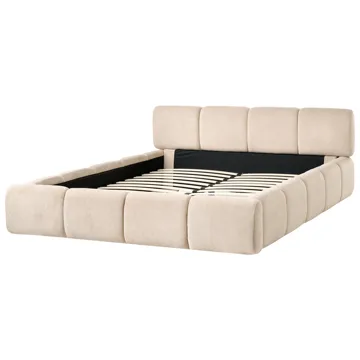 Dubbelsäng Orville 160x200 cm - Taupe - Möbler - Sovrum - Sängram & sängstomme