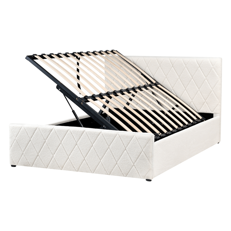 Dubbelsäng Rochefort 140x200 cm - Off-White - Möbler - Sovrum - Sängram & sängstomme