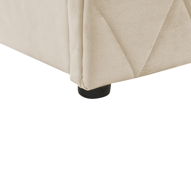 Dubbelsäng Rochefort 180x200 cm - Beige - Möbler - Sovrum - Sängram & sängstomme