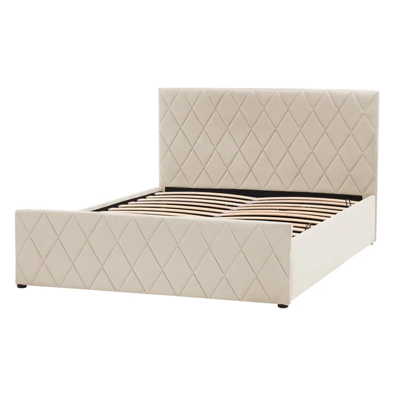 Dubbelsäng Rochefort 180x200 cm - Beige - Möbler - Sovrum - Sängram & sängstomme
