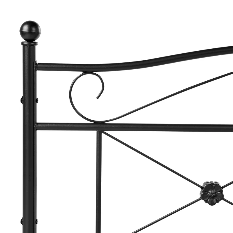 Dubbelsäng Rodez 120x200 cm - Svart - Möbler - Sovrum - Sängram & sängstomme
