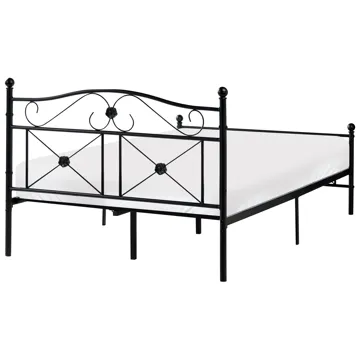 Dubbelsäng Rodez 120x200 cm - Svart - Möbler - Sovrum - Sängram & sängstomme