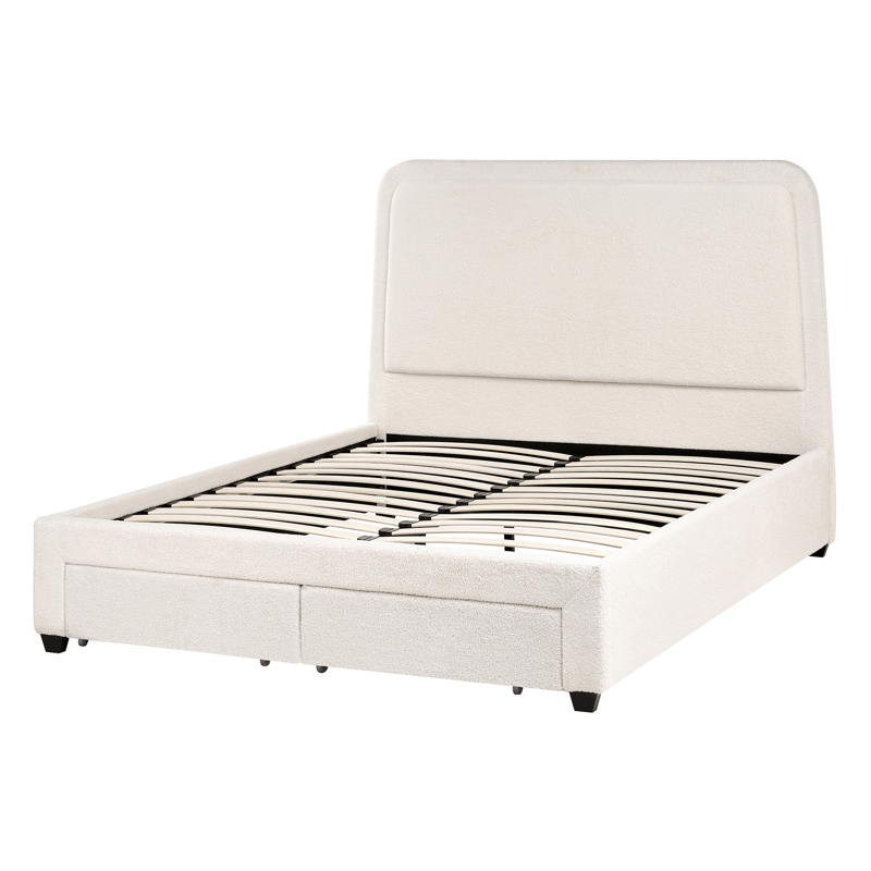 Dubbelsäng Sardent 140x200 - Off-White - Möbler - Sovrum - Sängram & sängstomme