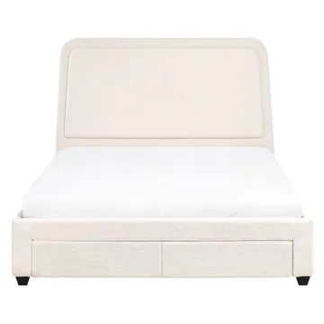 Dubbelsäng Sardent 140x200 - Off-White - Möbler - Sovrum - Sängram & sängstomme